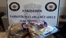 Eskişehir’de 9 kilogram esrar ele geçirildi