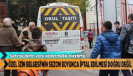 ÖZEL İZİN BELGESİ'NİN SEZON BOYUNCA İPTAL EDİLMESİ DOĞRU DEĞİL