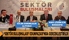 “SEKTÖR BULUŞMALARI” TOPLANTISI ODUNPAZARI’NDA GERÇEKLEŞTİRİLDİ