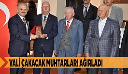 VALİ ÇAKACAK MUHTARLARI AĞIRLADI