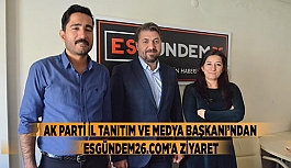 AK Parti İl Tanıtım ve Medya Başkanı’ndan Esgündem26’ya ziyaret