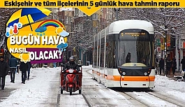 ESKİŞEHİR'DE ve İLÇELERDE HAVA DURUMU