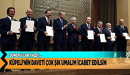 NADİR KÜPELİ’NİN DAVETİ ŞIK BİR ADIM UMALIM İCABET EDİLSİN