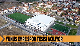 YUNUSEMRE SPOR TESİSİ TÖRENLE AÇILACAK