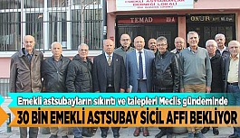 30 bin emekli astsubay sicil affı bekliyor