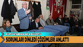 KAZIM KURT VATANDAŞLARLA BULUŞUYOR