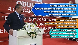 ÖZKAR: 2019'A KADAR TER DÖKEMİYORSAK O KOLTUKLAR BİZE HARAM ZIKKIM OLSUN