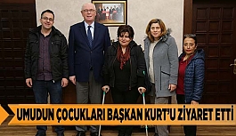 Umudun Çocukları Başkan Kurt’u ziyaret etti