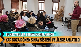 VELİLER SINAVA HAZIRLANIYOR