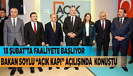 BAKAN SOYLU, “AÇIK KAPI” PROJESİNİN ESKİŞEHİR’DE AÇILIŞINI GERÇEKLEŞTİRDİ