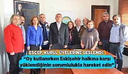 ESÇEP, Kurul üyelerine seslendi