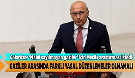 Gaziler arasında farklı yasal düzenlemeler olmamalı