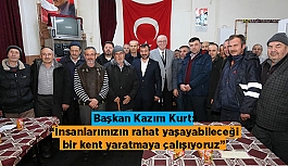 Kazım Kurt: “İnsanlarımızın rahat yaşayabileceği bir kent yaratmaya çalışıyoruz”