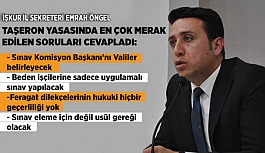 ÖNGEL, TAŞERON YASASINDA EN ÇOK MERAK  EDİLEN SORULARIN CEVAPLADI