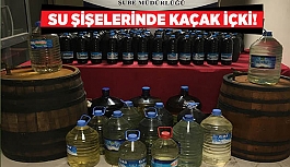 Su şişelerinde kaçak içki