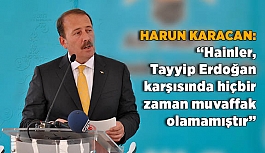 Karacan: Hainler, Tayyip Erdoğan karşısında hiçbir zaman muvaffak olamamıştır