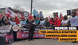 MEMUR SEN: TÜM ANADOLU AYAKTAYIZ EMPERYALİZME KARŞI SAVAŞTAYIZ