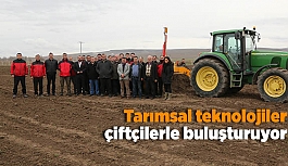 Tarımsal teknolojiler çiftçilerle buluşturuyor