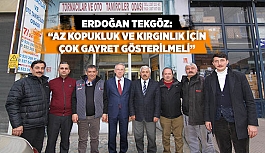 TEKGÖZ: AZ KOPUKLUK VE KIRGINLIK İÇİN ÇOK GAYRET GÖSTERİLMELİ