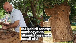 Eskişehirli sanatçı Kamboçya'da ülkemizi başarıyla temsil etti