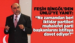 Fesih Bingöl’den Ünlü’ye yanıt