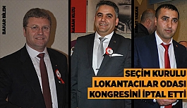 SEÇİM KURULU  LOKANTACILAR ODASI  KONGRESİNİ İPTAL ETTİ