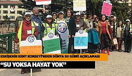 “SU YOKSA HAYAT YOK”