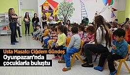 Usta Masalcı Çiğdem Gündeş Oyunpazarı’nda çocuklarla buluştu