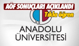 Açıköğretim sonuçları açıklandı