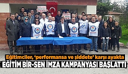 Eğitimciler, ‘performansa ve şiddete’ karşı ayakta