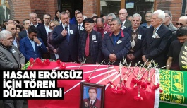 ERÖKSÜZ İÇİN TÖREN DÜZENLENDİ