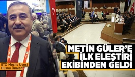 ETO Meclis Üyesi Ünalan: Yönetimin sanayici ağırlıklı olmasından 'Çarşı' memnun değil