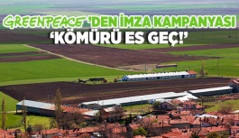 Greenpeace'den 'Kömürü Es Geç!' kampanyası