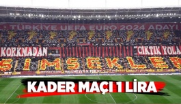 KADER MAÇI 1 LİRA