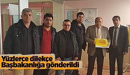 Yüzlerce dilekçe Başbakanlığa gönderildi