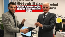 Arslan Kabukçuoğlu, adaylık başvurusunu yaptı