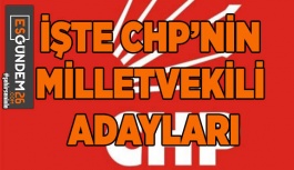 CHP MİLLETVEKİLİ LİSTESİ BELLİ OLDU