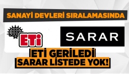 ETİ GERİLEDİ SARAR LİSTEDE YOK