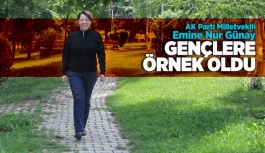 GENÇLERE ÖRNEK OLDU