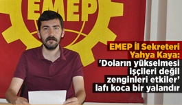 Kaya:  'Doların yükselmesi işçileri değil zenginleri etkiler’ lafı koca bir yalandır