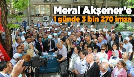 Meral Akşener’e 1 günde 3 bin 270 imza