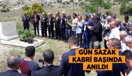 SAZAK KABRİ BAŞINDA ANILDI