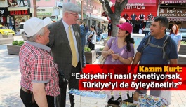 Kazım Kurt: “Eskişehir’i nasıl yönetiyorsak, Türkiye’yi de öyle yönetiriz”