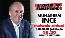 Muharrem İnce bugün Eskişehir'de