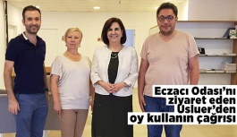 USLUER ECZACILAR ODASI’NI ZİYARET ETTİ