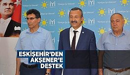 ESKİŞEHİR’DEN AKŞENER’E DESTEK