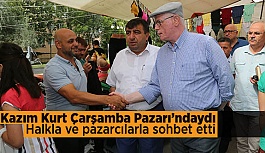 Kazım Kurt, Çarşamba Pazarı gezdi