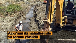 Kırsal mahallelerde su sevinci