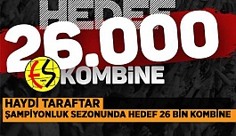 ŞAMPİYONLUK SEZONUNDA HEDEF 26 BİN KOMBİNE