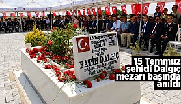 Şehit Polis Dalgıç mezarı başında anıldı